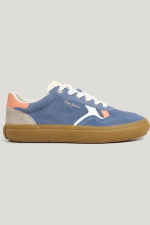 Pepe Jeans Sneakersy retro zamszowe
