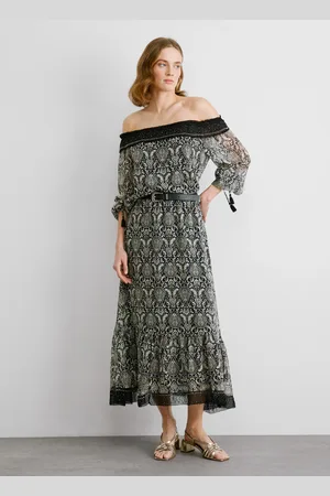 Pepe Jeans Spódnica maxi z nadrukiem paisley