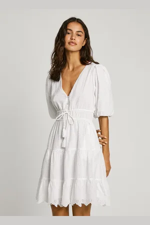 Pepe Jeans Sukienka mini z krótkim rękawem