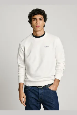 Pepe Jeans Bluza logo z okrągłym dekoltem