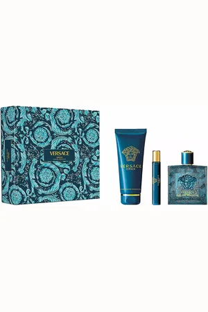 VERSACE Eros Men zestaw - woda toaletowa 100 ml + woda toaletowa 10 ml + żel pod prysznic 150 ml