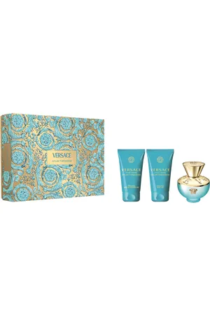 VERSACE Pour Femme Dylan Turquoise zestaw - woda toaletowa 50 ml + żel do ciała 50 ml + żel pod prysznic 50 ml