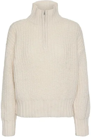 Pieces® Sweter Z Krótkim Zamkiem