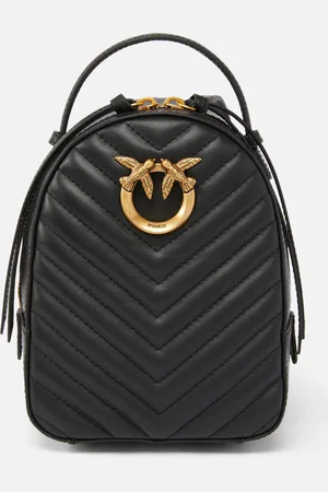Pinko Mini plecak Love Bag z pikowanej skóry