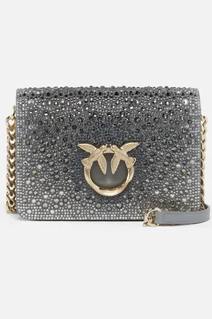 Pinko Mini Love Bag Click deszcz kryształków Galleria
