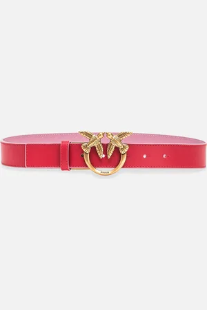 Pinko Pasek dwustronny z klamrą Love Birds 3cm