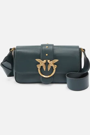 Pinko Skórzana miękka torebka na ramię Mini Love Bag