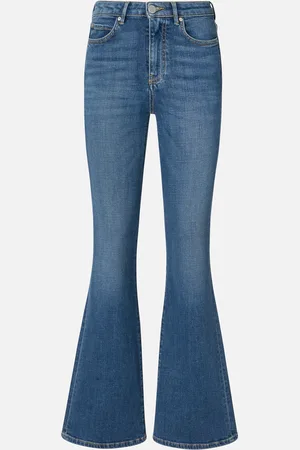 Pinko Dżinsy dzwony z denimu vintage