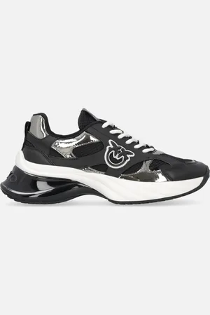 Pinko Buty sportowe Ariel z lustrzanym efektem