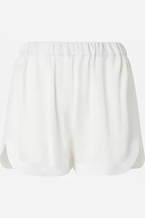 Pinko Lekkie spodenki lniano-wiskozowe