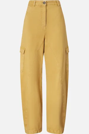 Pinko Spodnie workwear z szeroką nogawką i kieszeniami