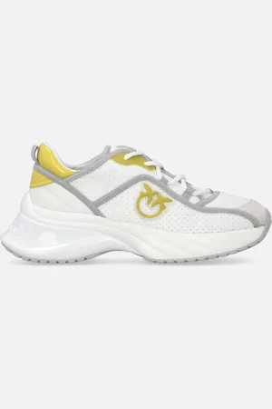 Pinko Ażurowe sneakersy Ariel z logo ptaków