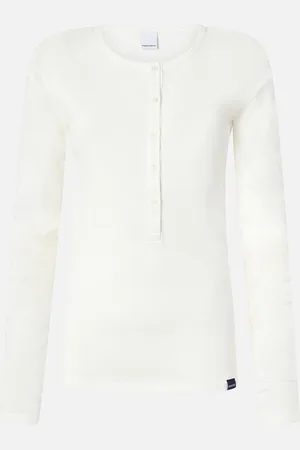 Pinko Lekki sweter w stylu t-shirtu z guzikami z bawełny w ściągacz