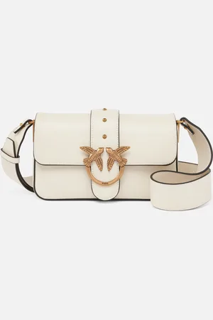 Pinko Skórzana miękka torebka na ramię Mini Love Bag
