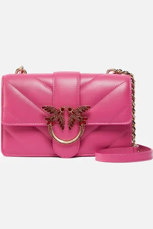 Pinko Quilted leather Love Bag shoulder bag with precious buckle Galleria