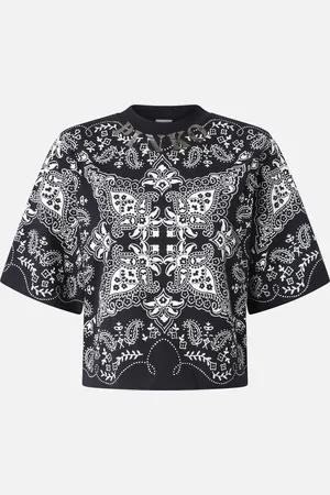 Pinko T-shirt z nadrukiem bandany