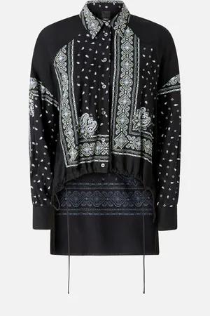 Pinko Asymetryczna koszula z motywem bandany