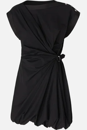 Pinko Poplin dress with crisscross