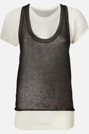Pinko T-shirt z podkoszulkiem w komplecie