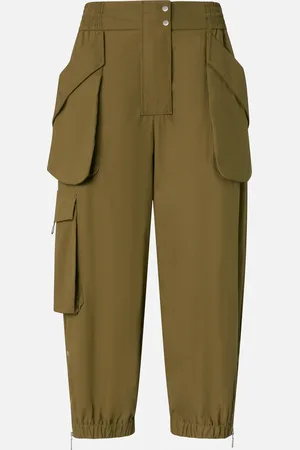 Pinko Lekkie spodnie cargo z kieszeniami maxi