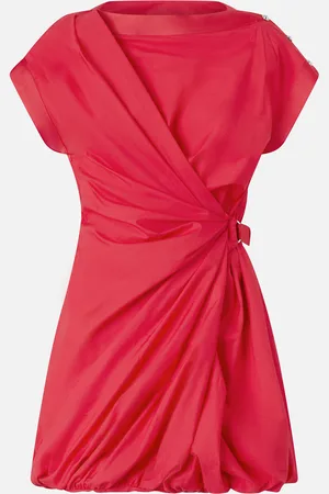 Pinko Poplin dress with crisscross