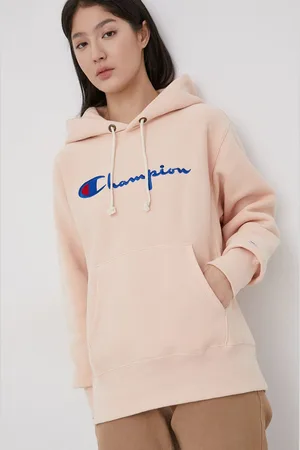 Champion Bluza 114788 damska kolor z kapturem z aplikacją 114788-WW001