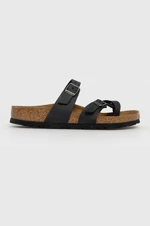 Birkenstock Klapki skórzane Mayari damskie kolor 171481