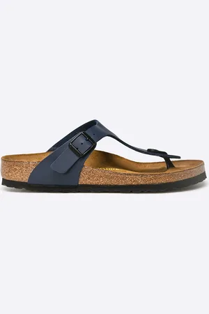 Birkenstock Japonki Gizeh damskie kolor na płaskim obcasie 143621