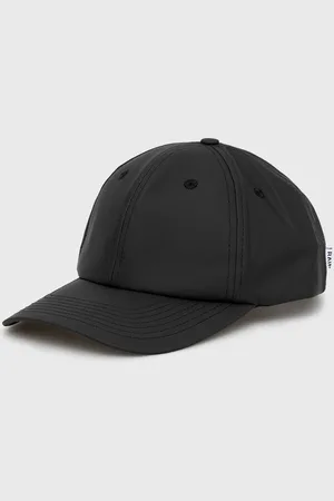 Rains Czapka z daszkiem 13600 Cap kolor gładka 13600.01-01.Black