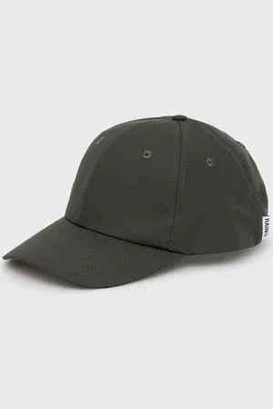 Rains Czapka z daszkiem 13600 Cap kolor gładka 13600.03-03.Green