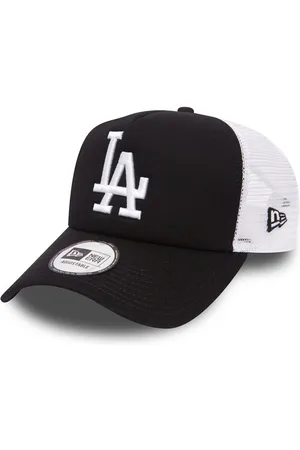 New Era LA Dodgers Clean A-Frame Trucker 11405498.CLEAN.TRUCKER-BLAoptWHI