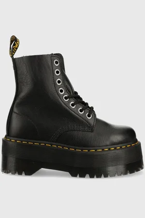 Dr. Martens Workery skórzane 1460 Pascal Max damskie kolor na platformie DM26925001