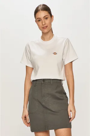 Dickies T-shirt kolor DK0A4XDAWHX-WHITE
