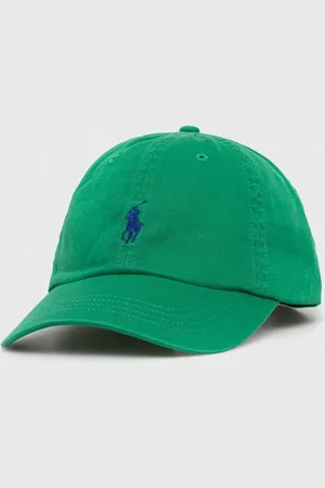 Ralph Lauren Czapka z daszkiem bawełniana kolor gładka 211912843