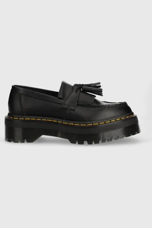 Dr. Martens Mokasyny skórzane Adrian Quad kolor na platformie DM27989001