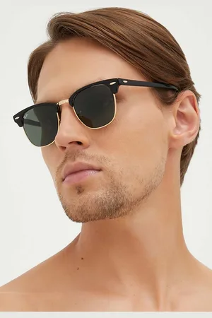 Ray-Ban Okulary przeciwsłoneczne CLUBMASTER męskie kolor 0RB3016