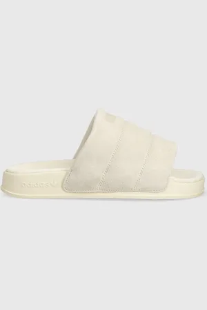 adidas Klapki zamszowe Adiette Essential IE9648 damskie kolor