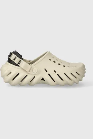 Crocs Klapki Echo Clog damskie kolor na platformie 207937