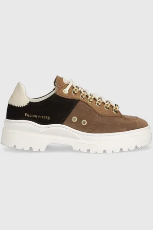 Filling pieces Sneakersy zamszowe Court Serrated Topaz kolor 71633831933