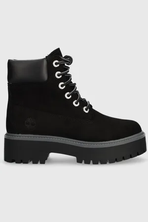 Timberland Workery zamszowe Stone Street 6in WP damskie kolor na platformie lekko ocieplone TB0A5RH50151