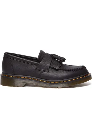 Dr. Martens Mokasyny skórzane Adrian damskie kolor na płaskim obcasie DM22760001