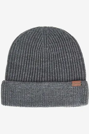 Kangol Czapka kolor z grubej dzianiny K0702CO-FLANNEL
