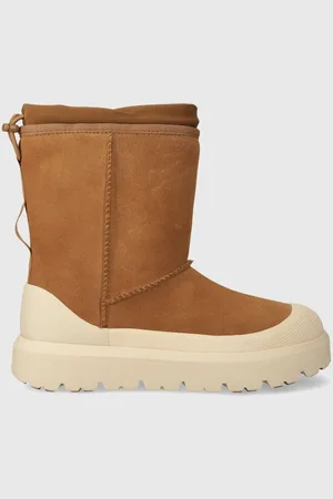 UGG śniegowce zamszowe Classic Short Weather Hybrid męskie kolor 1143992