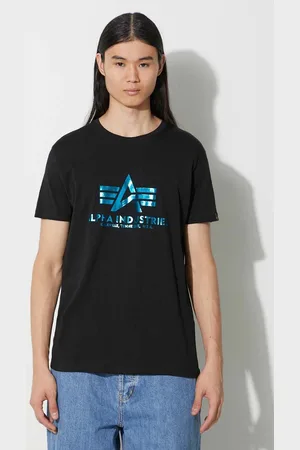 Alpha Industries T-shirt bawełniany kolor z nadrukiem
