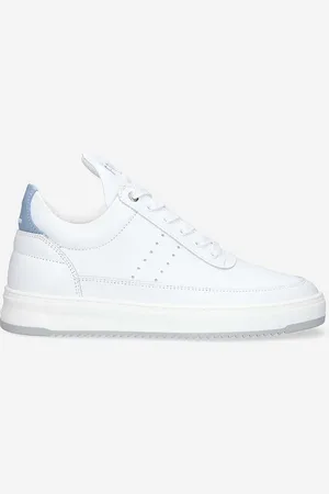 Filling pieces Sneakersy skórzane Low Top Bianco kolor 10127793008