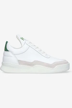 Filling pieces Sneakersy skórzane Low Top Ghost 10120631926 kolor 10120631926-WHITE