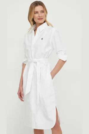 Ralph Lauren Sukienka bawełniana kolor mini prosta