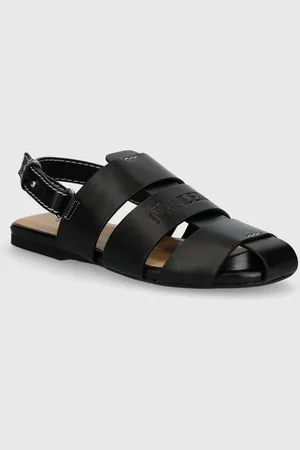J.W.Anderson Sandały skórzane Fisherman Sandal damskie kolor ANW42215A