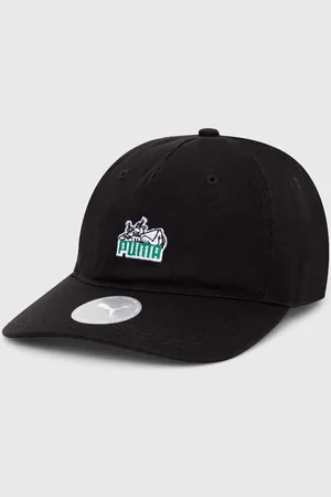 PUMA Czapka z daszkiem bawełniana Skate Relaxed Low Curve kolor z aplikacją 025131