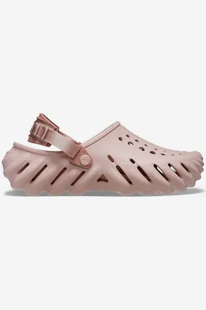 Crocs Klapki Echo Clog damskie kolor na platformie 207937